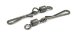 Вертлюг с форелевой застежкой Namazu ROLLING RIBBED SWIVEL WITH HANGING SNAP-A, цв. BN, р. 2, test-3