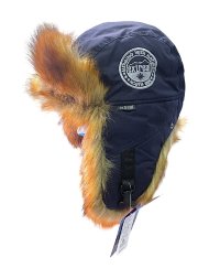 Шапка-ушанка EXTREAL Тикси лиса/мембр. синий XL