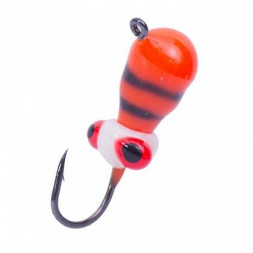 Мормышка вольфрамовая Lumicom Капля с ушком обмазка-жучок-винт 1 шт 3,2, OrBL