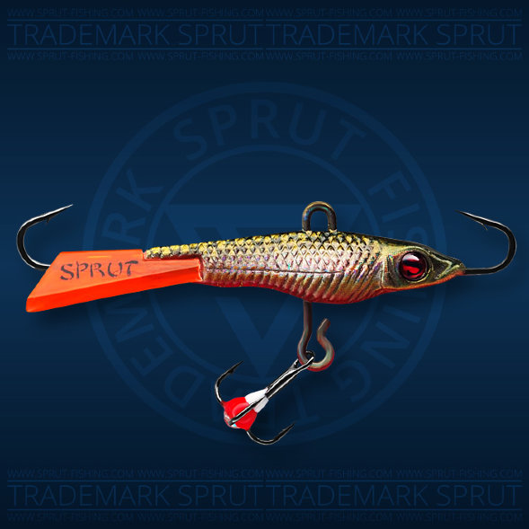 Балансир рыболовный для зимней рыбалки Sprut Shimo №3 7г 45мм GRL-3D