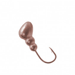Мормышка вольфрамовая Lumicom Муравей с отверстием Ф5 медь, цена за 1 шт.