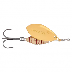 Блесна SIBBEAR вращающаяся Meteoro №2 L 55 мм, W 9.5 гр, C Brass
