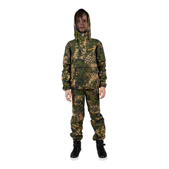 Костюм Tritongear летний SNAR Детский РипСтоп, Green Line 28-30 рост 122-128
