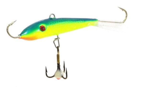 Балансир рыболовный для зимней рыбалки Lucky John Fin 60мм/тройник 71413-29